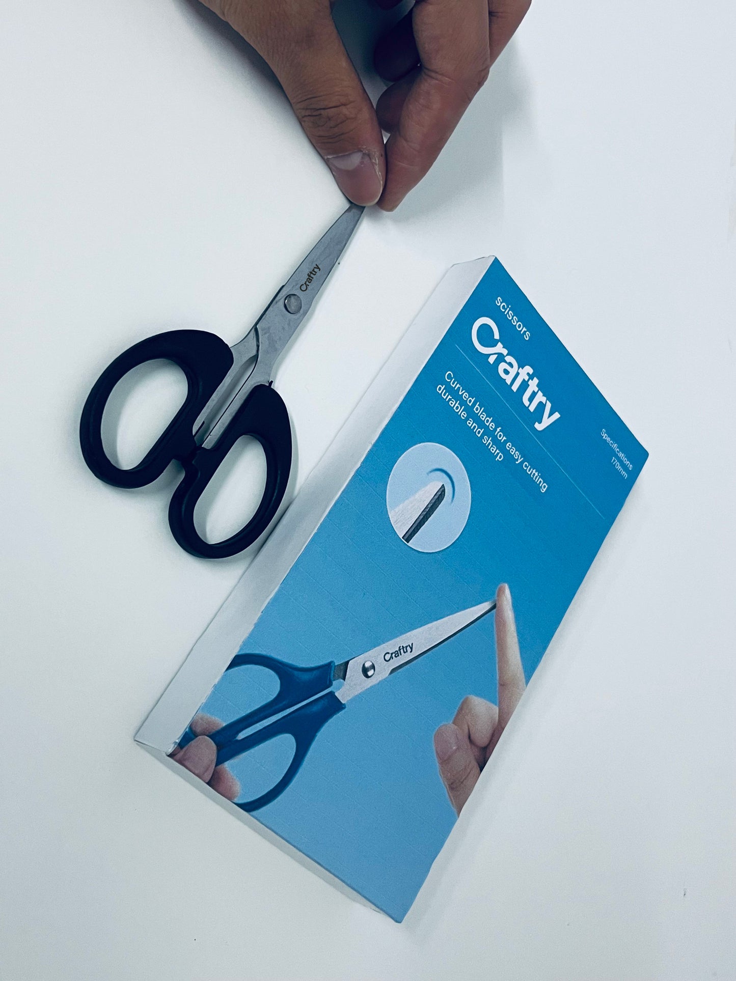 Craftry Curved Blade Craft Scissors (170mm)