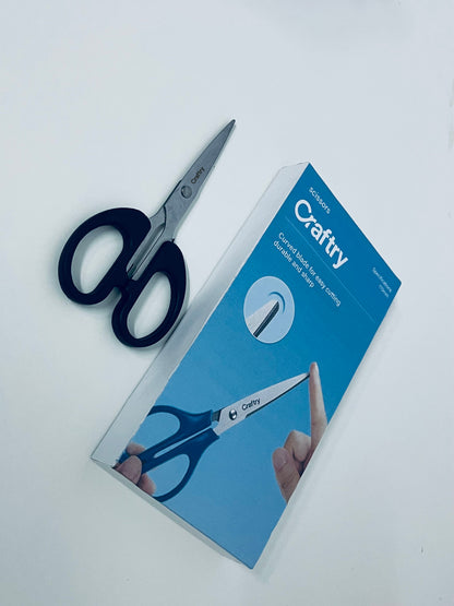 Craftry Curved Blade Craft Scissors (170mm)