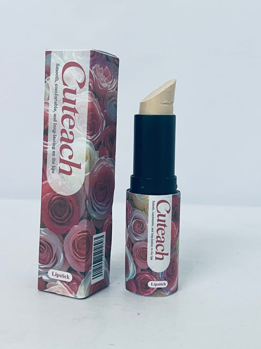 Cuteach Floral Series Long-Lasting Lipstick, Smooth & Comfortable Nude Lip Color with Long-Wear Formula