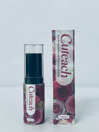 Cuteach Floral Series Long-Lasting Lipstick, Smooth & Comfortable Nude Lip Color with Long-Wear Formula