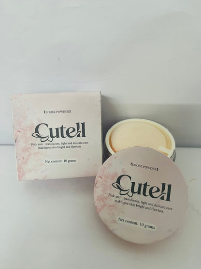 Cutell Beauty Bamboo Hyaluronic Loose Setting Powder Translucent