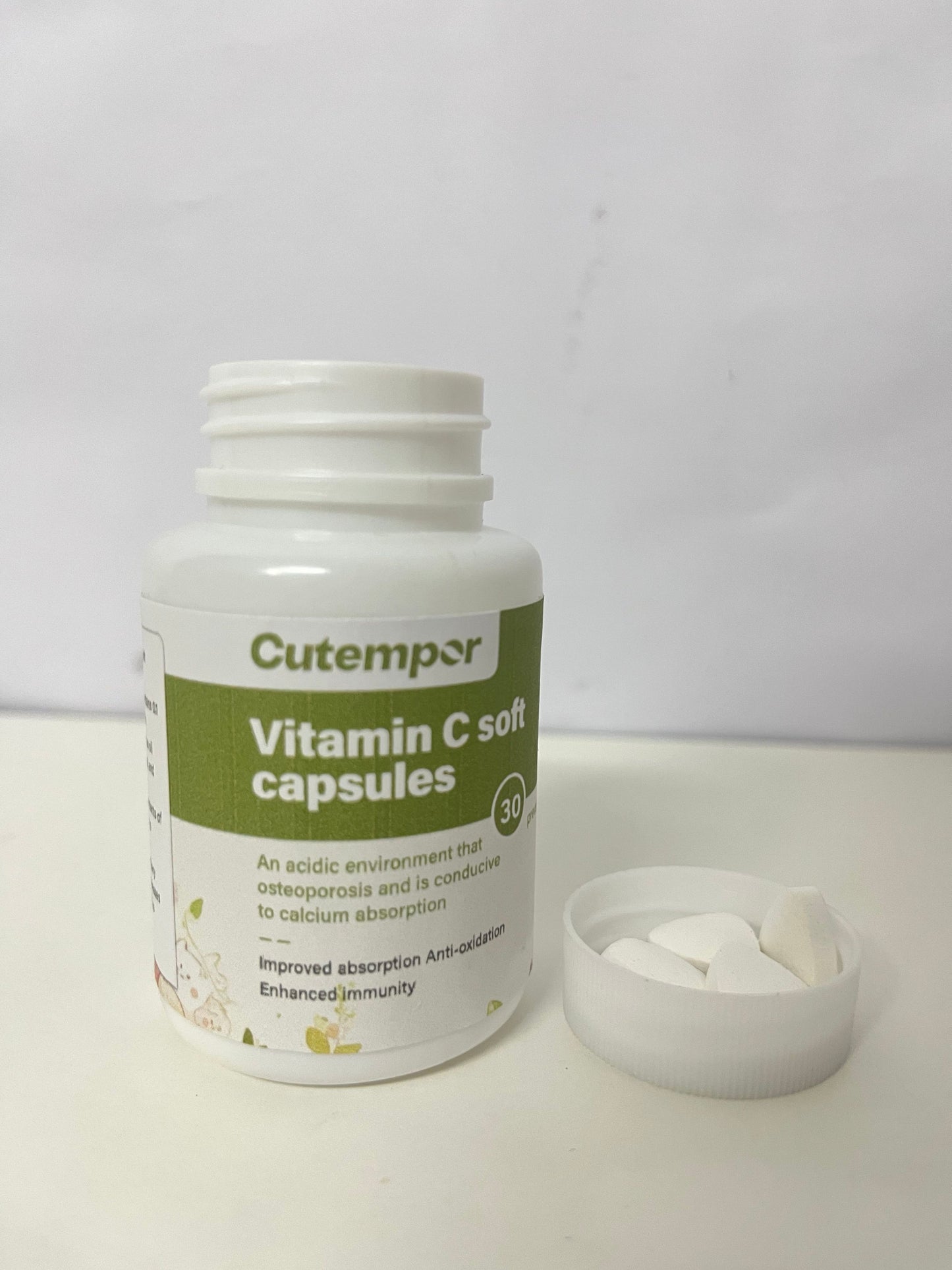 [Cutempor Vitamins]——Cutempor Vitamin C Soft Capsules - High-Potency VC for Immune Support & Antioxidant Protection