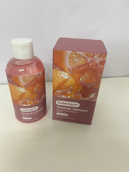 [Cutempor Personal sexual lubricants]——Cutempor Orange-Scented Antibacterial Personal Lubricant - Water-Based Long-Lasting Moisturizing Lube