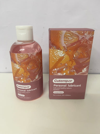 [Cutempor Personal sexual lubricants]——Cutempor Orange-Scented Antibacterial Personal Lubricant - Water-Based Long-Lasting Moisturizing Lube