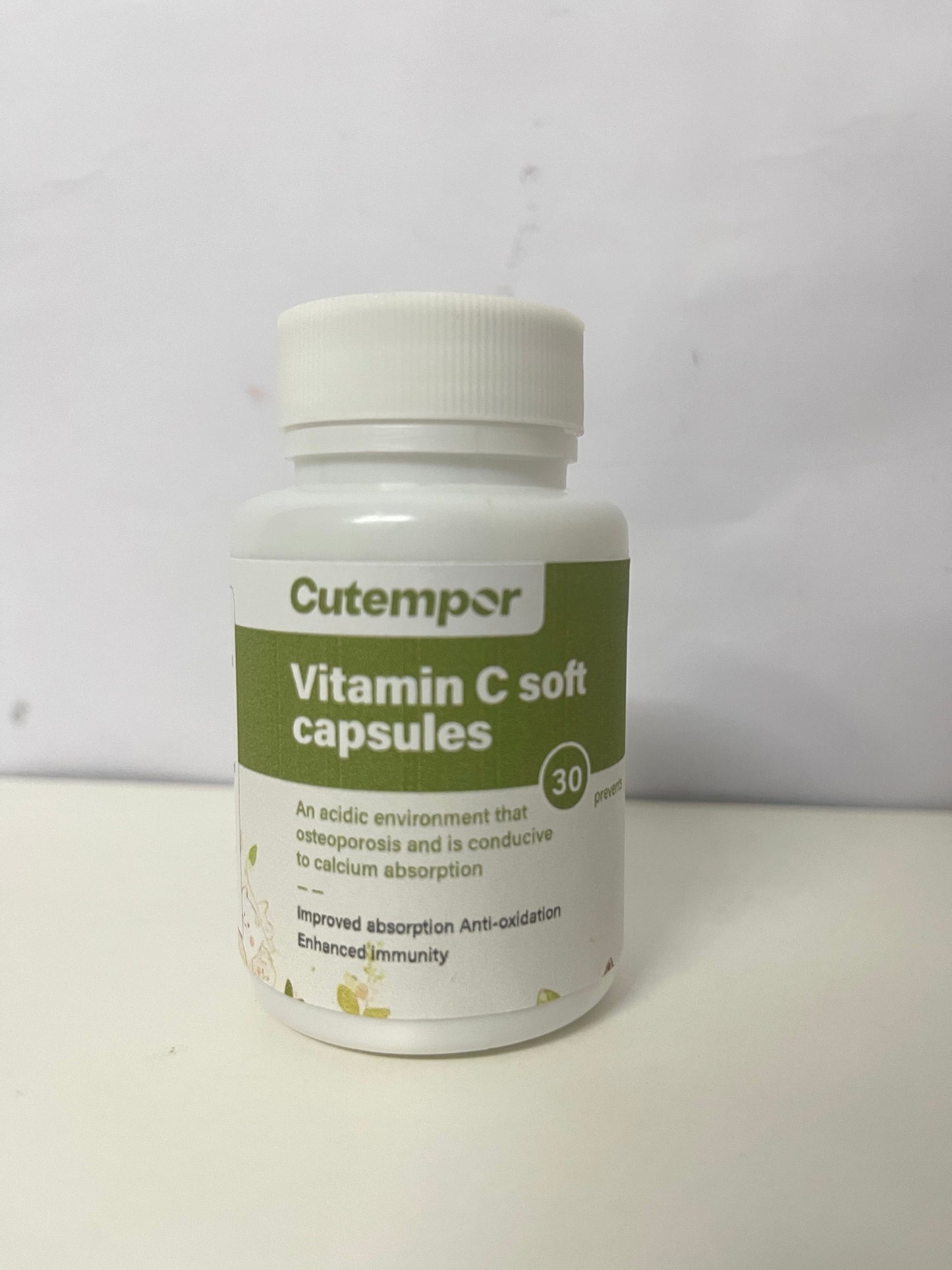 [Cutempor Vitamins]——Cutempor Vitamin C Soft Capsules - High-Potency VC for Immune Support & Antioxidant Protection