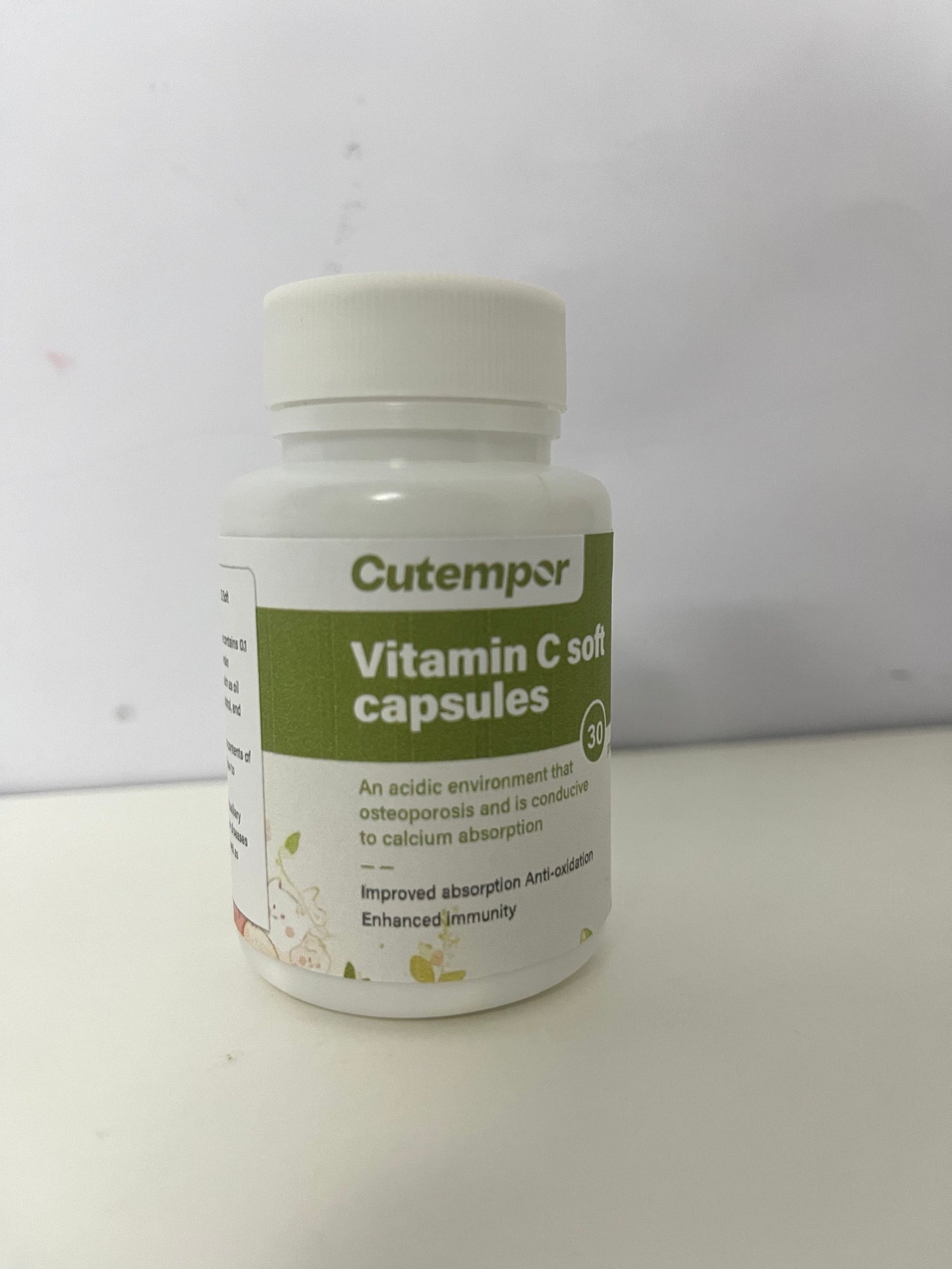 [Cutempor Vitamins]——Cutempor Vitamin C Soft Capsules - High-Potency VC for Immune Support & Antioxidant Protection
