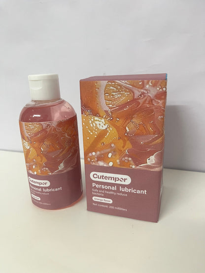 [Cutempor Personal sexual lubricants]——Cutempor Orange-Scented Antibacterial Personal Lubricant - Water-Based Long-Lasting Moisturizing Lube