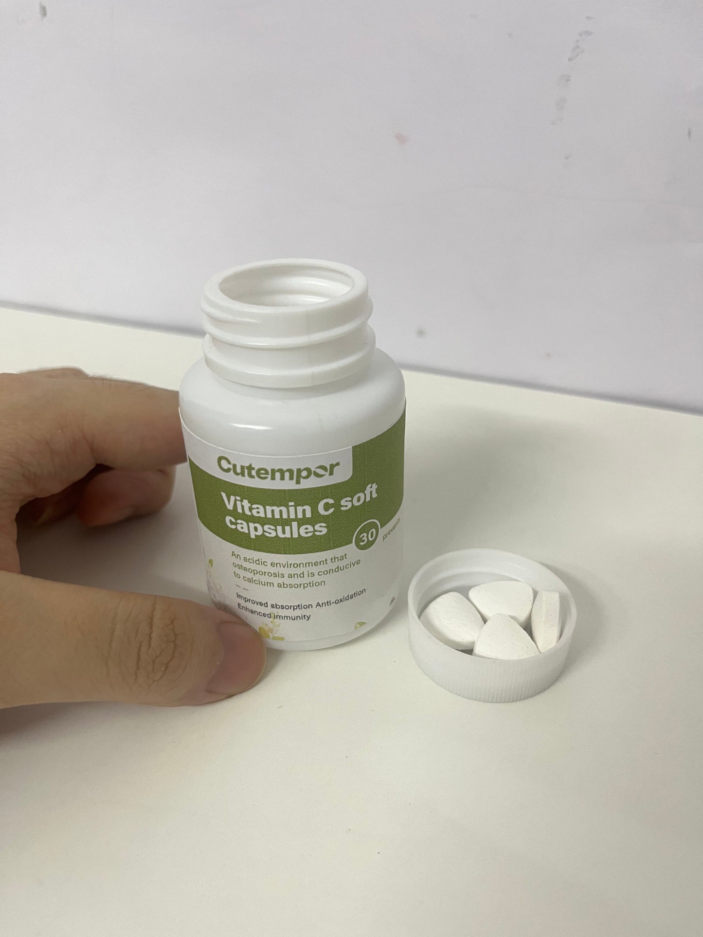 [Cutempor Vitamins]——Cutempor Vitamin C Soft Capsules - High-Potency VC for Immune Support & Antioxidant Protection