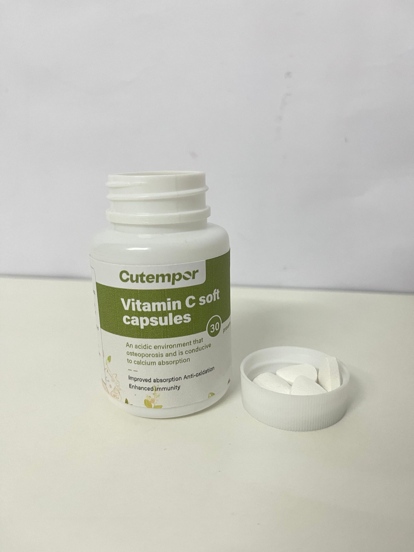 [Cutempor Vitamins]——Cutempor Vitamin C Soft Capsules - High-Potency VC for Immune Support & Antioxidant Protection