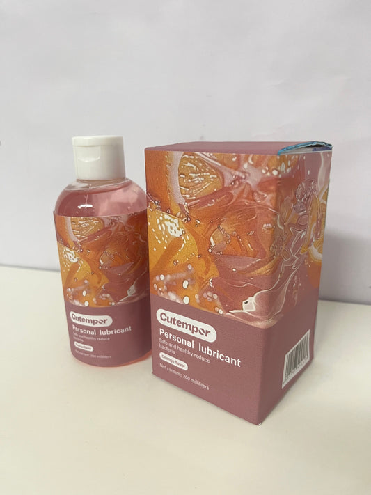 [Cutempor Personal sexual lubricants]——Cutempor Orange-Scented Antibacterial Personal Lubricant - Water-Based Long-Lasting Moisturizing Lube