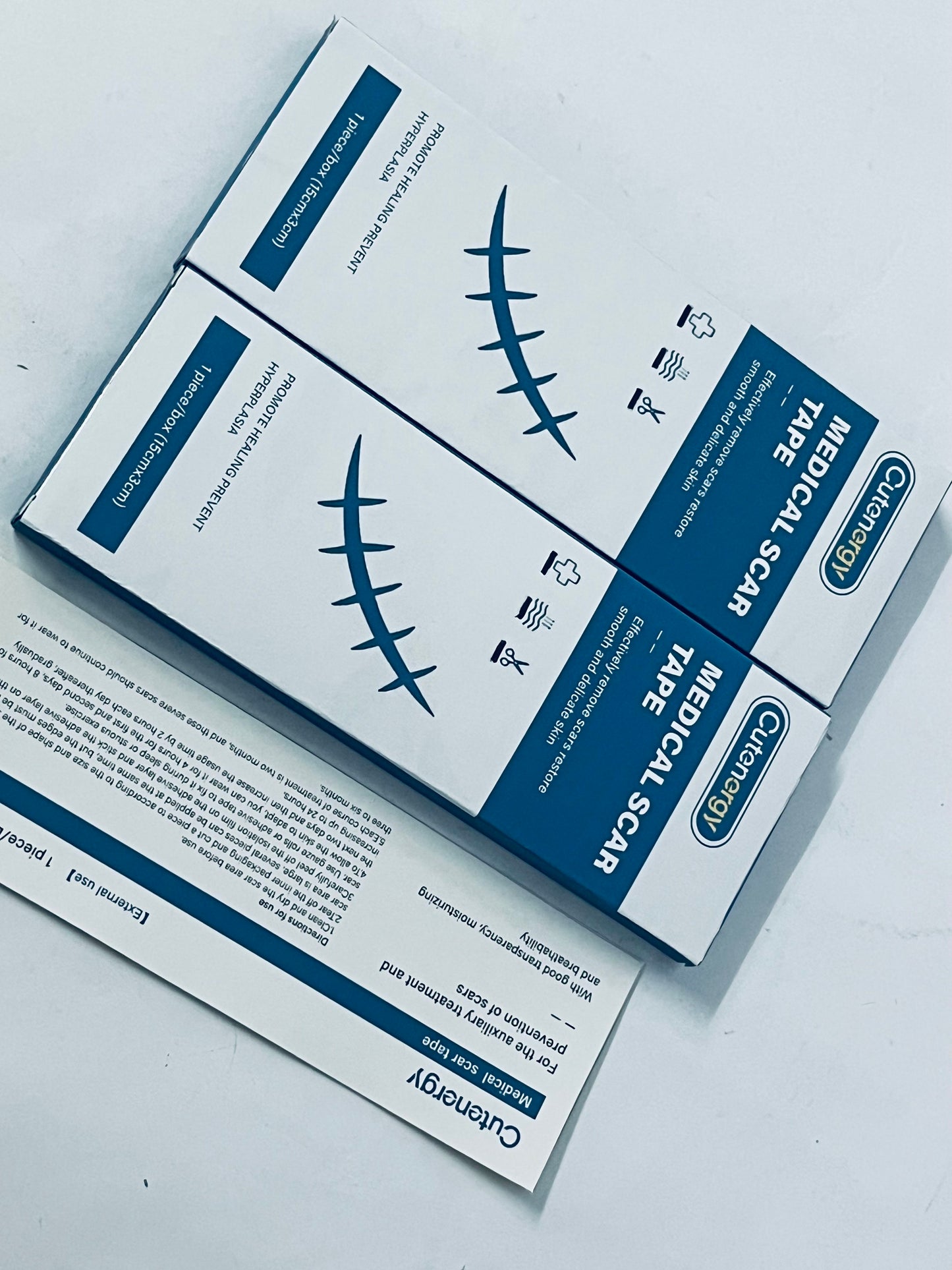 Cutenergy Silicone Scar Sheets, Silicone Scar Tape for Surgical Scars - 60" x 1.6" Roll - 1.5M, Medical Grade Reusable Effective Scar Removal for Keloid, C-Section, Tummy Tuck, and Acne