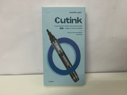 [Cutink Marker pens]——Cutink Quick-Dry Permanent Markers - 1.8mm Large Capacity Waterproof Markers