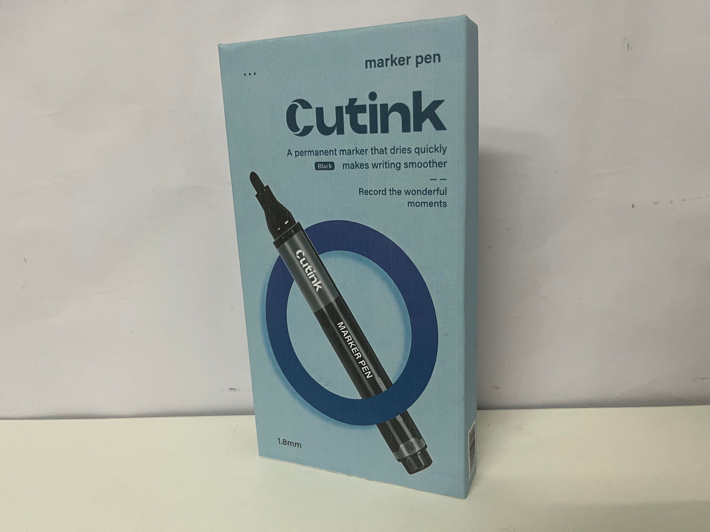 [Cutink Marker pens]——Cutink Quick-Dry Permanent Markers - 1.8mm Large Capacity Waterproof Markers