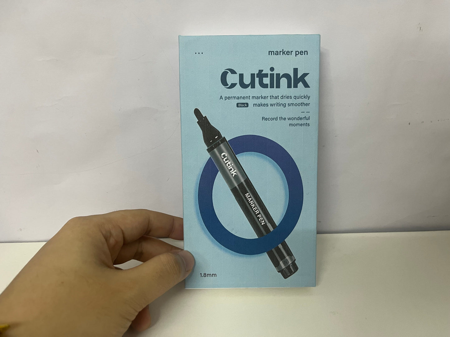 [Cutink Marker pens]——Cutink Quick-Dry Permanent Markers - 1.8mm Large Capacity Waterproof Markers