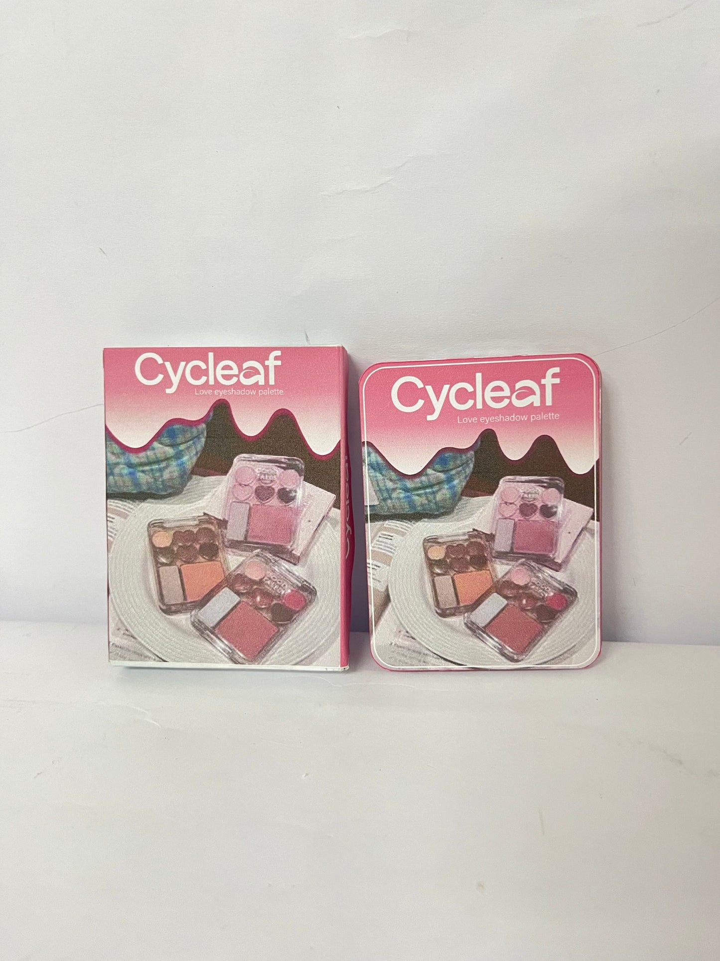 Cycleaf 8 Colors Nude Eyeshadow Palette-Warm Neutral Shade, Long Lasting & Blendable Matte and Shimmer Eye Shadow Palette Makeup for Beginner