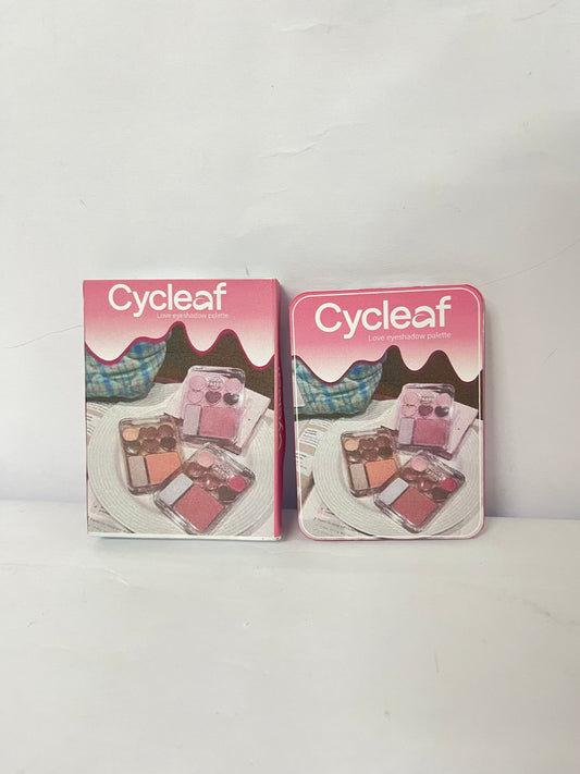 Cycleaf 8 Colors Nude Eyeshadow Palette-Warm Neutral Shade, Long Lasting & Blendable Matte and Shimmer Eye Shadow Palette Makeup for Beginner
