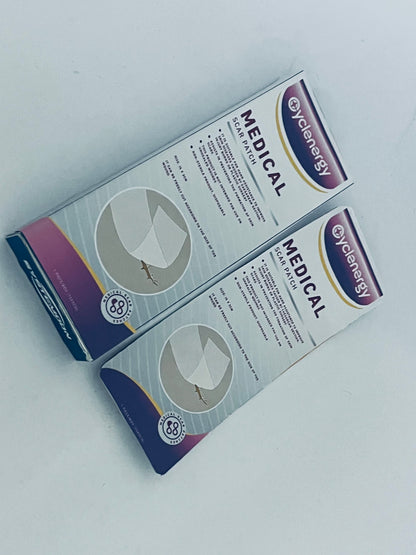 Cyclenergy Medical Grade Silicone Scar Sheets; for Injury, Burn and Surgery Scars