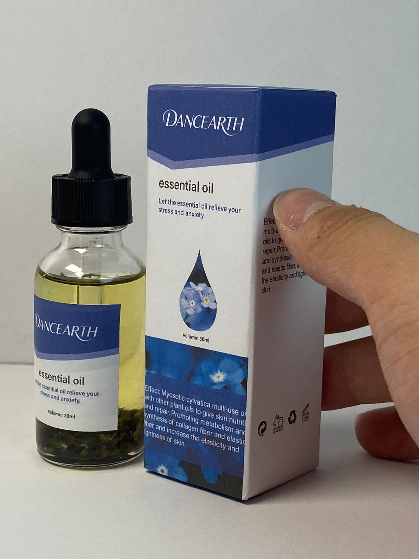 DANCEARTH Lavender Essential Oil  Organic Lavender Oil  For Massage Aromatherapy   Skin And Hair  DIY Uses   1.7 fl. Oz