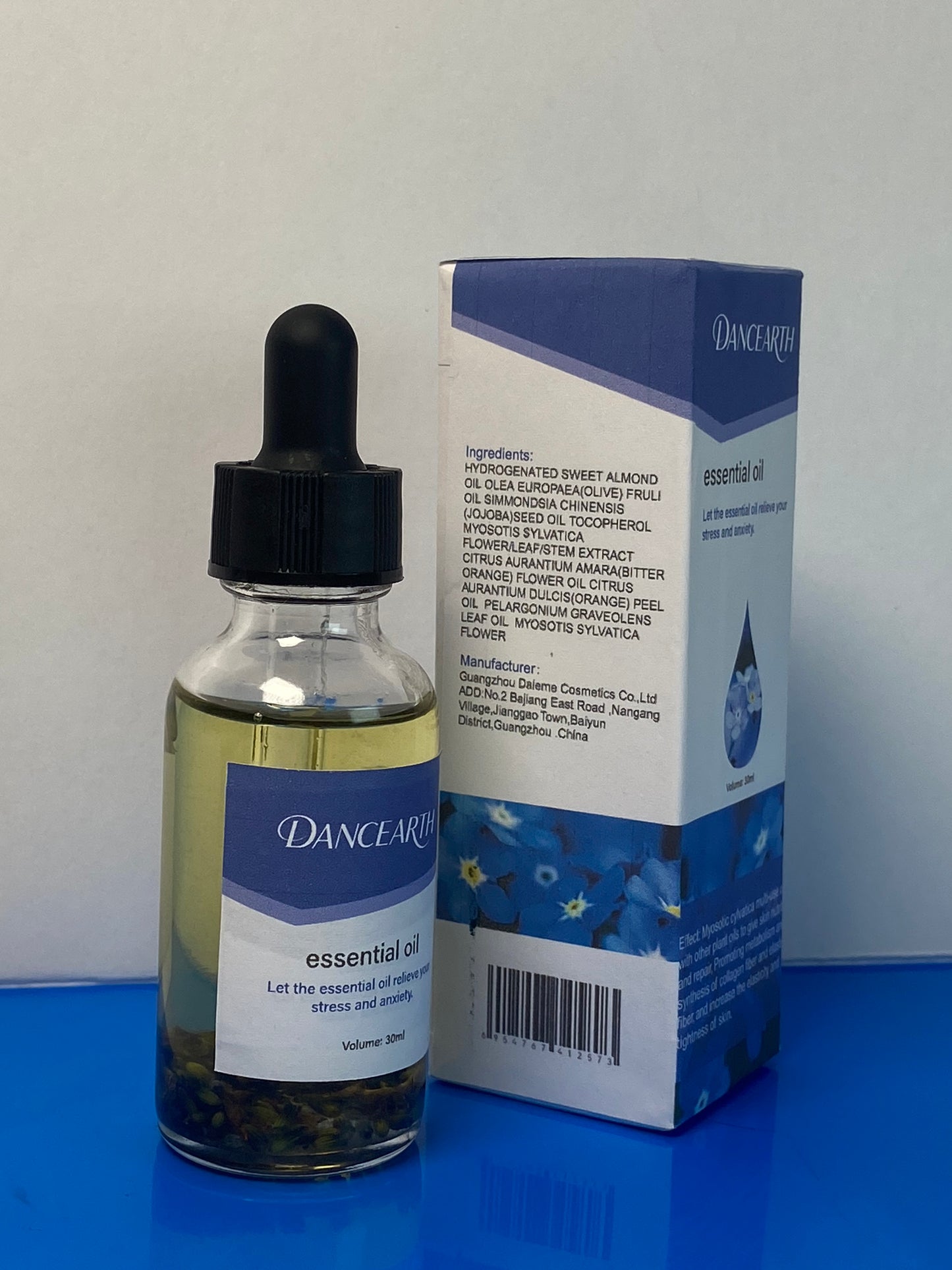 DANCEARTH Lavender Essential Oil  Organic Lavender Oil  For Massage Aromatherapy   Skin And Hair  DIY Uses   1.7 fl. Oz