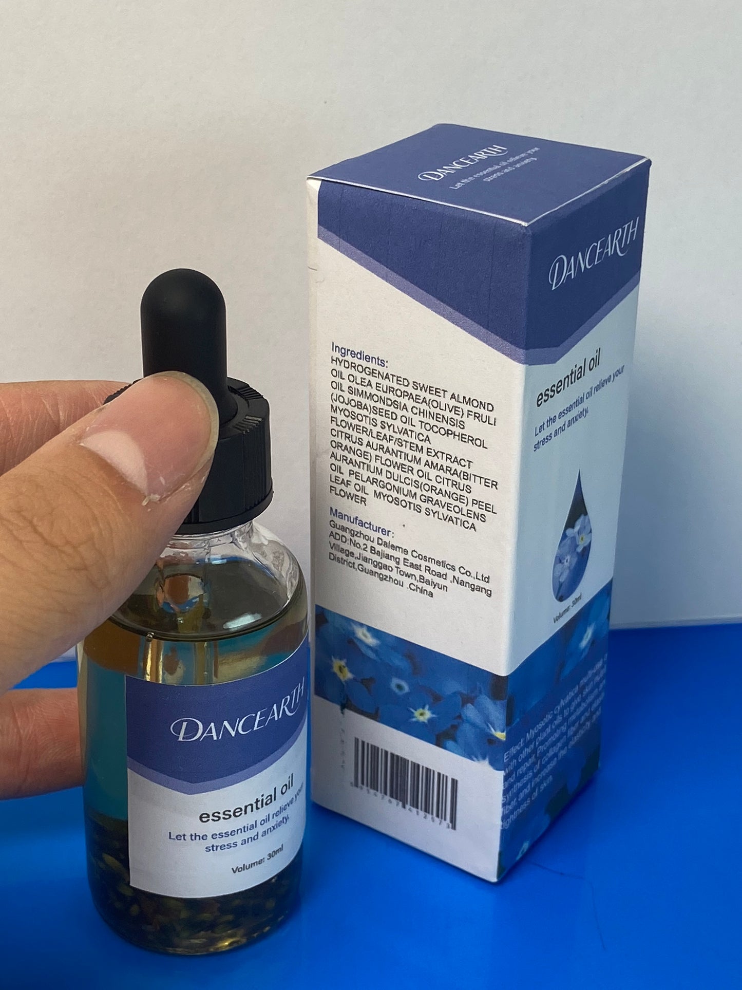 DANCEARTH Lavender Essential Oil  Organic Lavender Oil  For Massage Aromatherapy   Skin And Hair  DIY Uses   1.7 fl. Oz