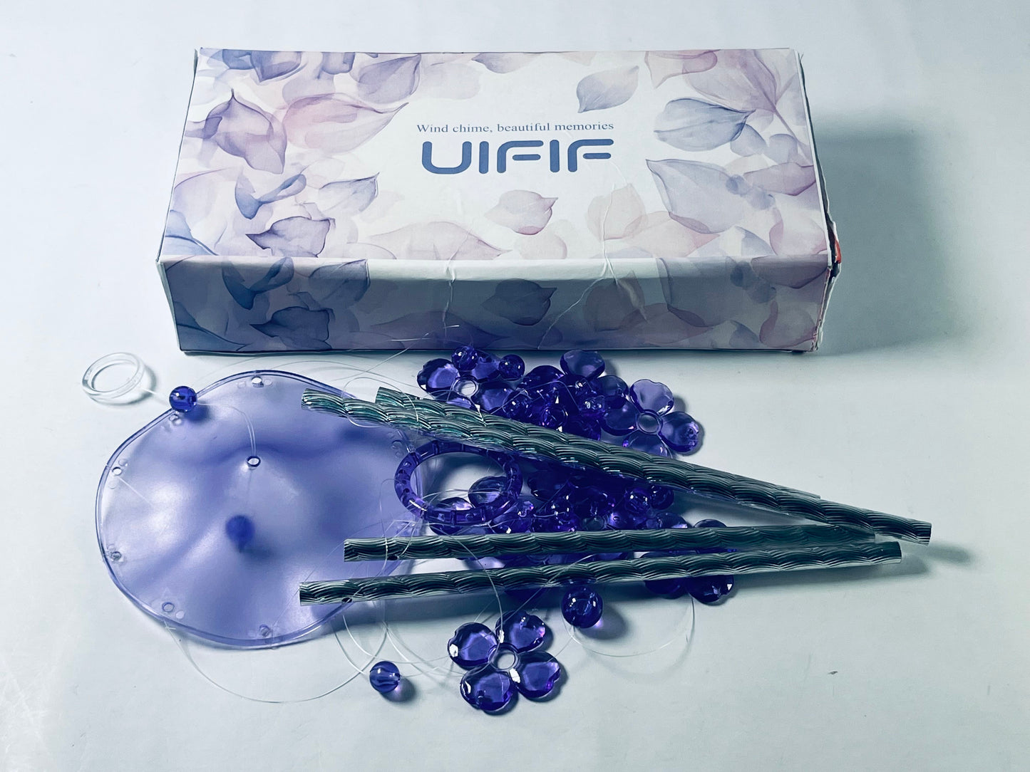 UIFIF Outside Unique Shimmering Windchimes Outdoor Decoration Garden Decoration
