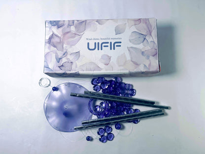 UIFIF Outside Unique Shimmering Windchimes Outdoor Decoration Garden Decoration