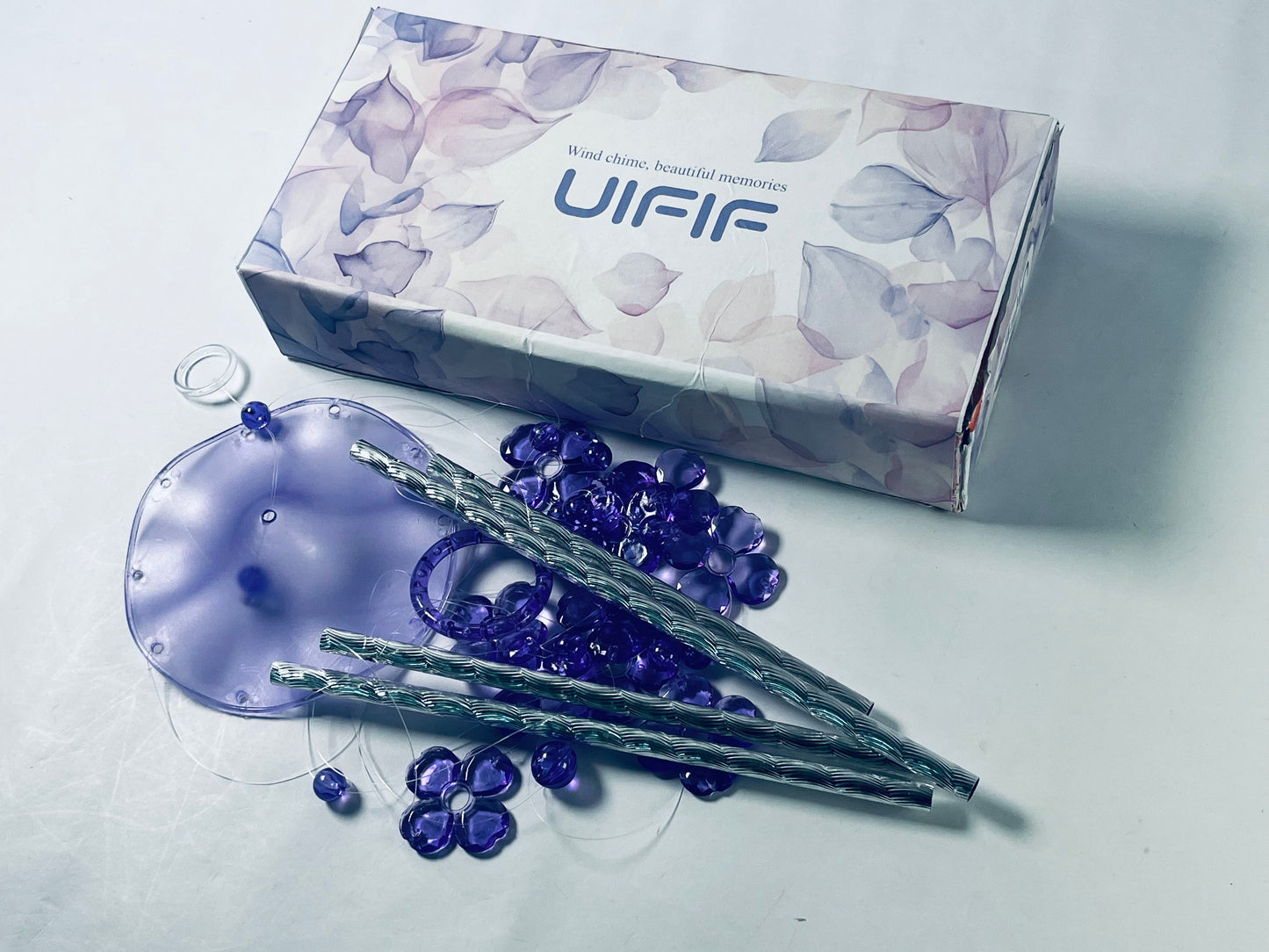 UIFIF Outside Unique Shimmering Windchimes Outdoor Decoration Garden Decoration