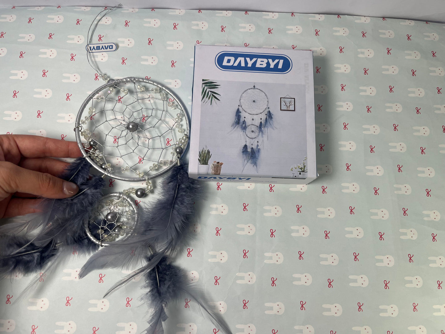DAYBYI Dream Catcher Dream Catcher Wall Decor for Teen Girls, Handmade Baby Dream catcher, Wall Hanging Decor for Nursery Bedroom