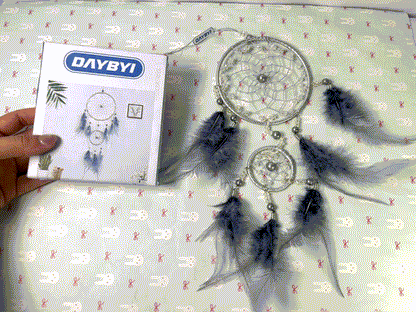 DAYBYI Dream Catcher Dream Catcher Wall Decor for Teen Girls, Handmade Baby Dream catcher, Wall Hanging Decor for Nursery Bedroom