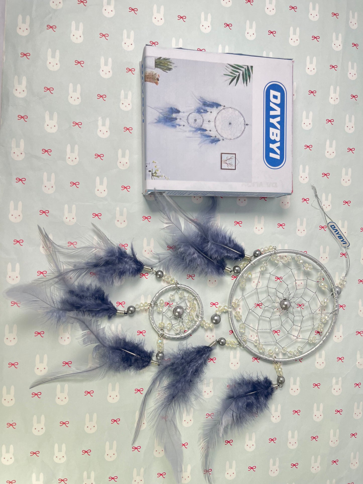 DAYBYI Dream Catcher Dream Catcher Wall Decor for Teen Girls, Handmade Baby Dream catcher, Wall Hanging Decor for Nursery Bedroom