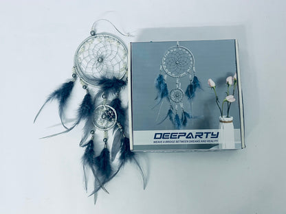 DEEPARTY Dream Catcher Girls Handmade Dream Catcher Feather Dream Catcher Wall Hanging Woven in Craft Set for Bedroom