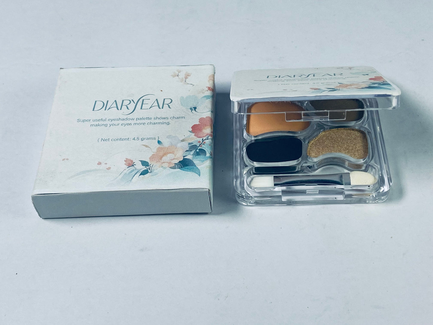 DIARYEAR Eye Enhancer,Eyeshadow Quad,Easy to Wear