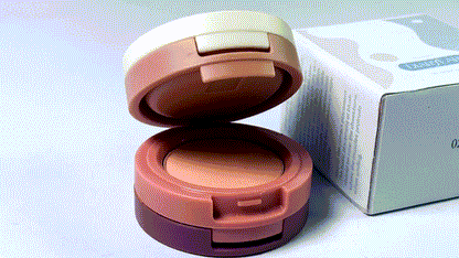 DIARYEAR 4 Colors Face Blusher Palette Waterproof Matte Long Lasting Lightweight Blush Powder Pink Coral Blushing