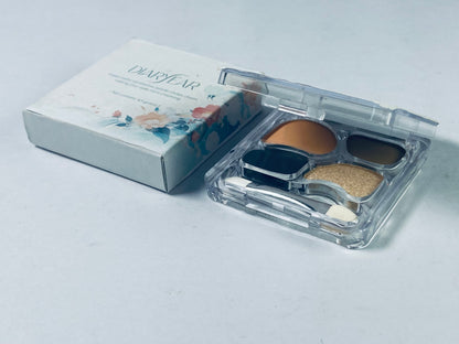 DIARYEAR Eye Enhancer,Eyeshadow Quad,Easy to Wear