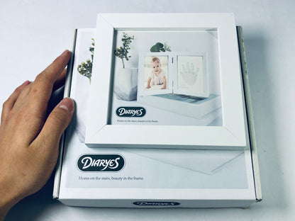 DIARYES 8x10 Picture Frame , 8x10 White Picture Frame Display Pictures 5x7 with Mat or 8x10 Without Mat. Wall Hanging Photo Frame or Tabletop Display Gallery Frame (White)