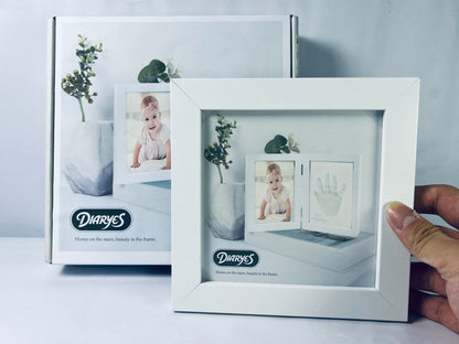 DIARYES 8x10 Picture Frame , 8x10 White Picture Frame Display Pictures 5x7 with Mat or 8x10 Without Mat. Wall Hanging Photo Frame or Tabletop Display Gallery Frame (White)
