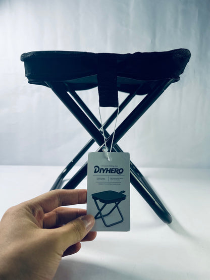 DIYHERO Comfortable Folding Chairs,Fabric Upholstered Event Chairs,Suitable for indoor and outdoor use,Compact Design for Camping, Beach, Picnics, and Outdoor Events.