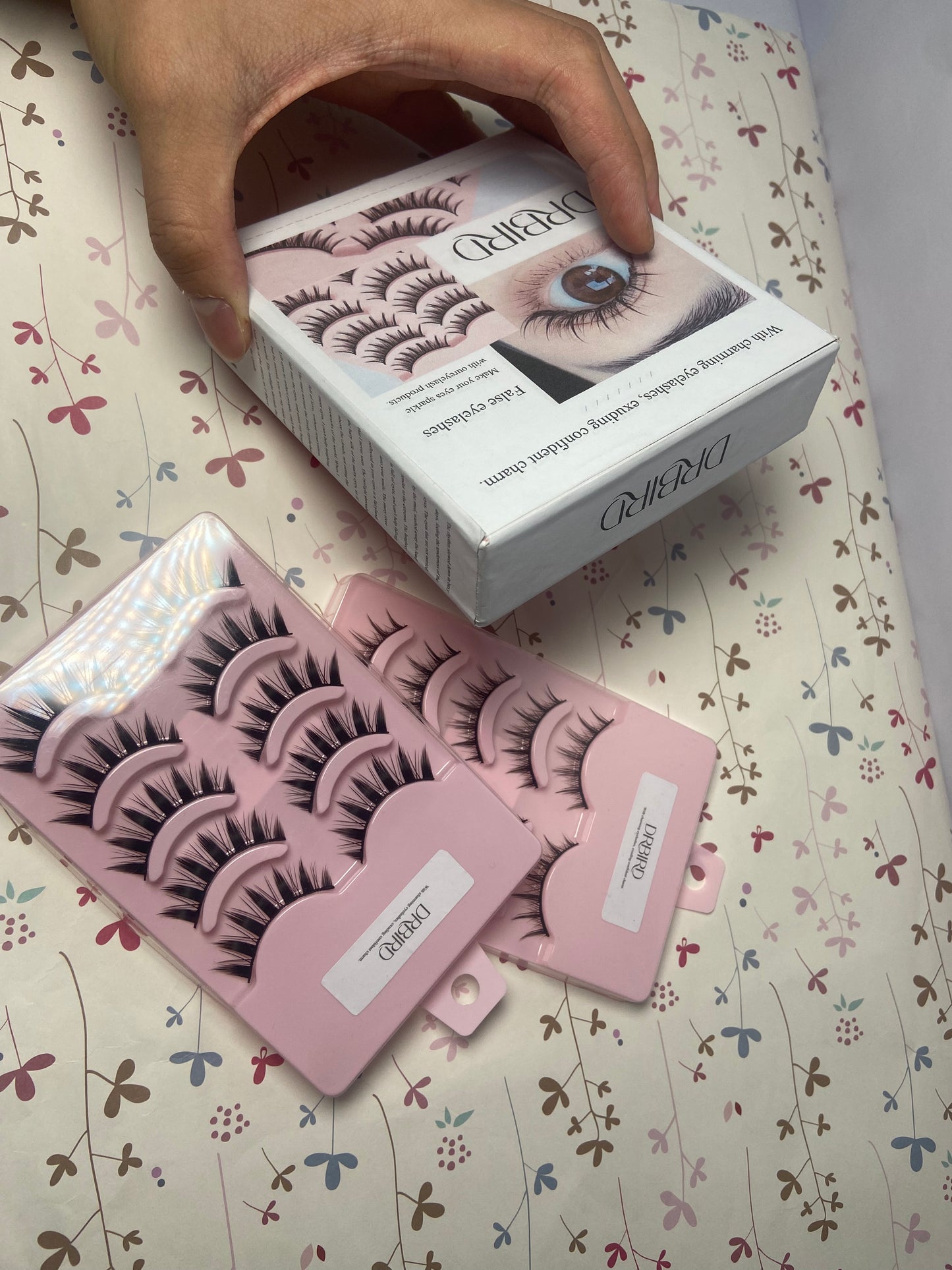 DRBIRD False eyelashes Anime Lashes Korean Japanese Look Like Asian Natural Look False Eyelashes