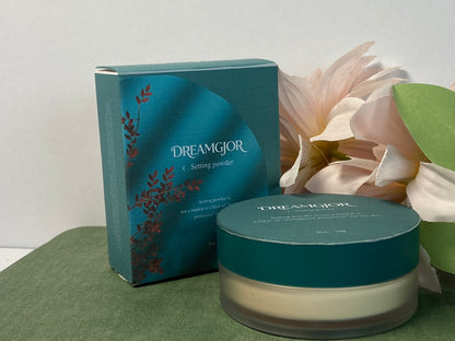 DREAMGJOR  Loose face powder Light Reflecting Powder, Hypoallergenic Matte Setting Powder with Oil-Control,Micronized Mineral Make-Up Powder,10g