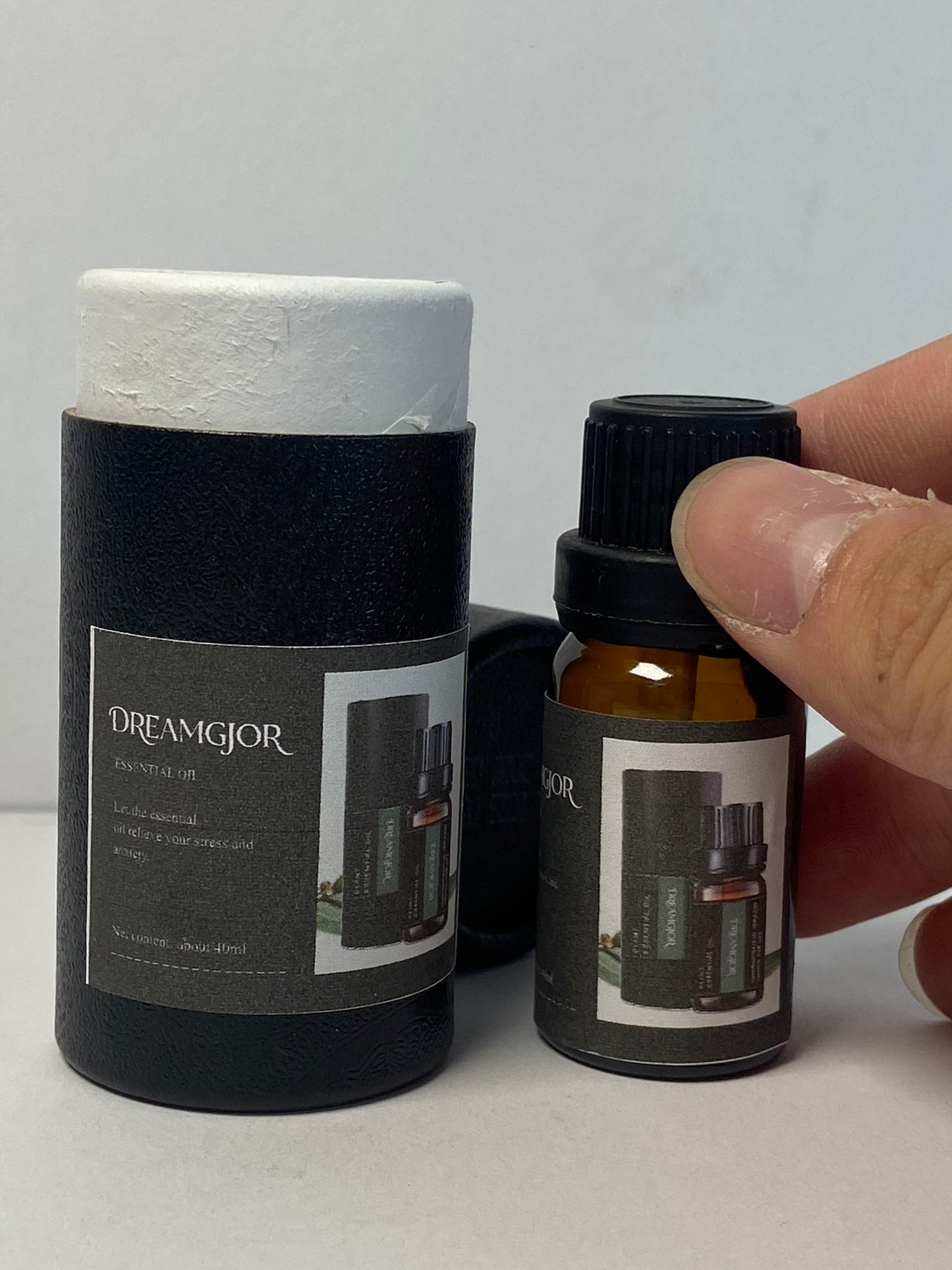 DREAMGJOR -Essential Oil  in  Glass Bottles (10ml Fragrance Oil, Basil, Mandarin, Kale)