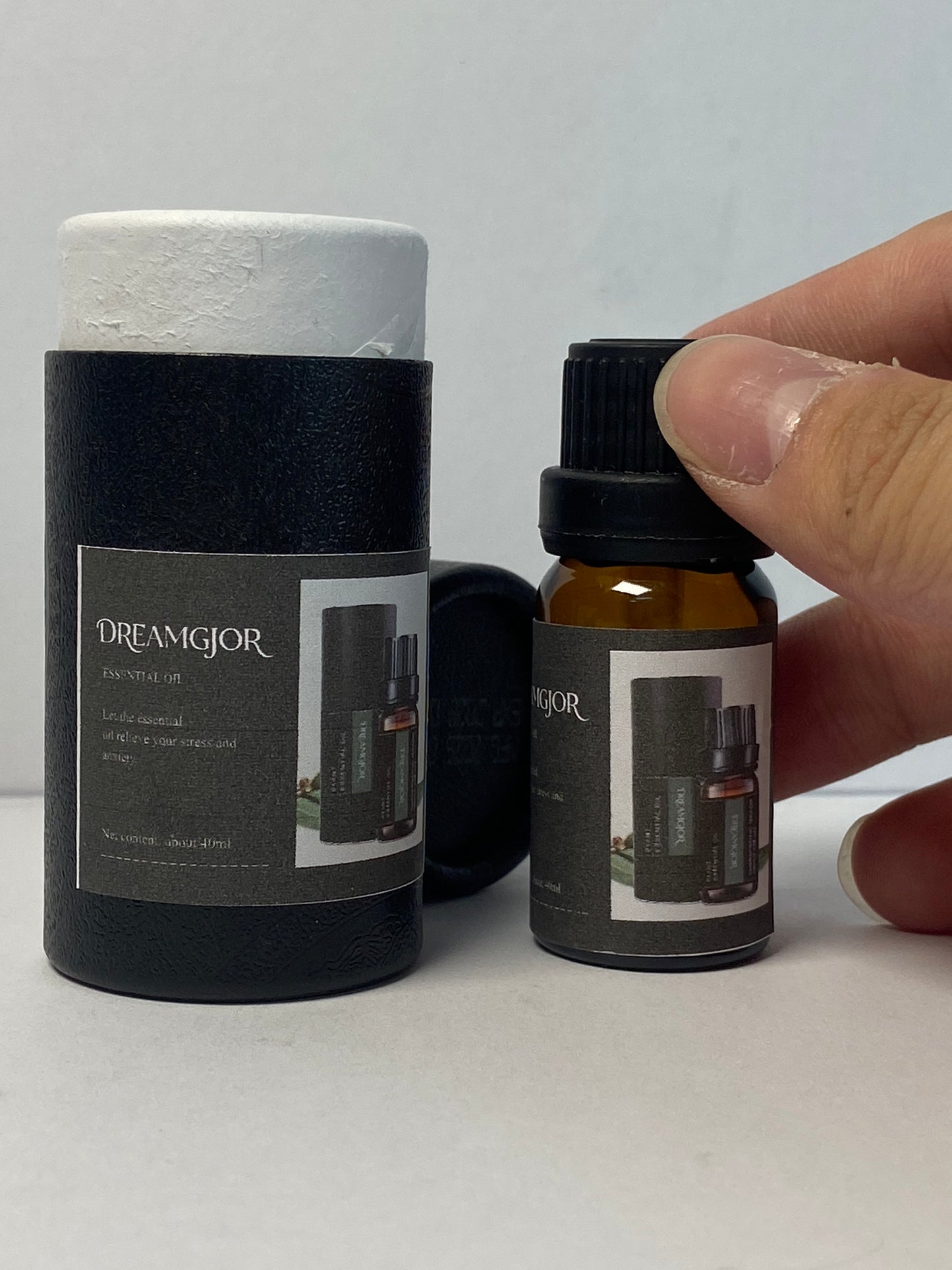 DREAMGJOR -Essential Oil  in  Glass Bottles (10ml Fragrance Oil, Basil, Mandarin, Kale)