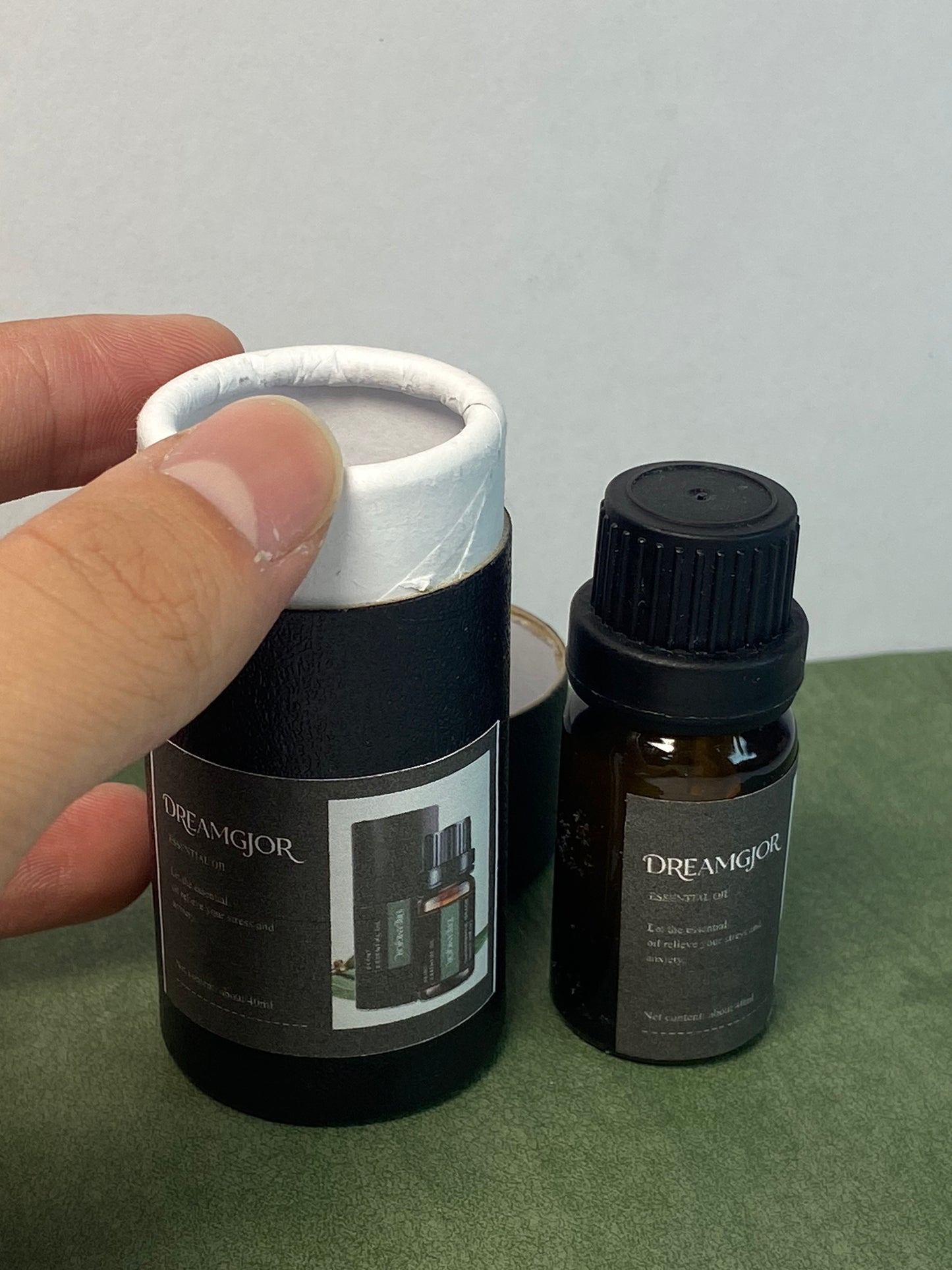DREAMGJOR -Essential Oil  in  Glass Bottles (10ml Fragrance Oil, Basil, Mandarin, Kale)