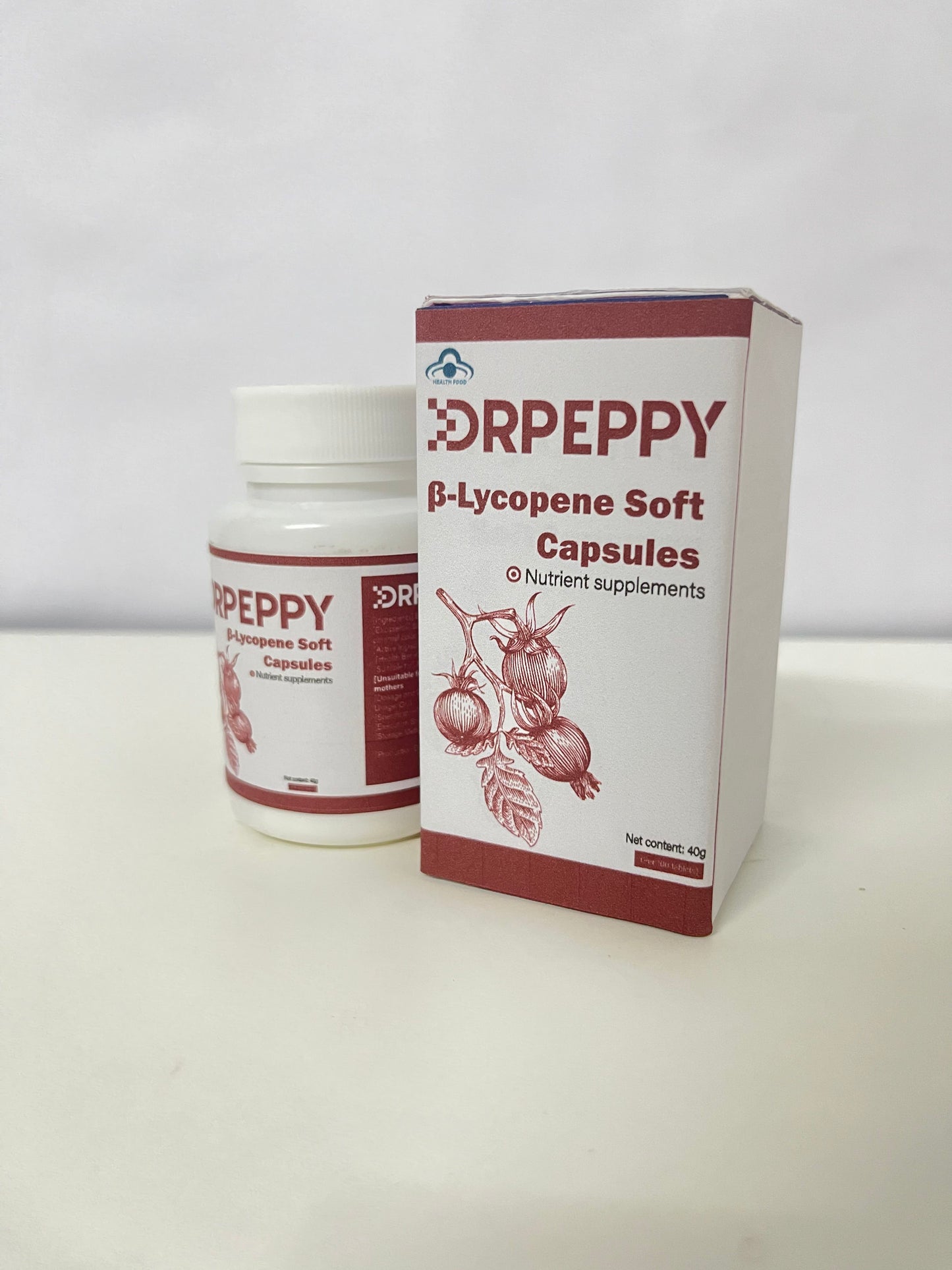 DRPEPPY Vitamins β-Lycopene Soft Capsules High Activity & Easy Absorption Antioxidant & Revitalizing A Nutritional Choice for Health Protection
