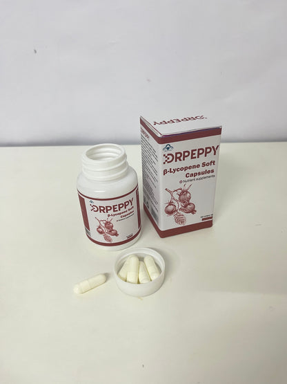 DRPEPPY Vitamins β-Lycopene Soft Capsules High Activity & Easy Absorption Antioxidant & Revitalizing A Nutritional Choice for Health Protection