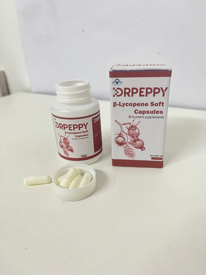DRPEPPY Vitamins β-Lycopene Soft Capsules High Activity & Easy Absorption Antioxidant & Revitalizing A Nutritional Choice for Health Protection