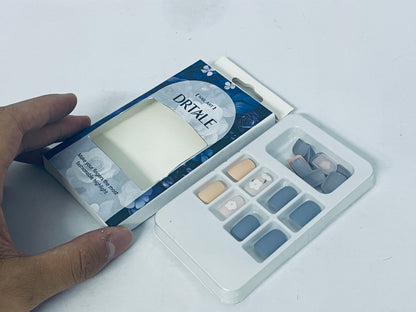 DRTALE False Nails | Morandi Floral Design, Salon-Quality Manicure at Home