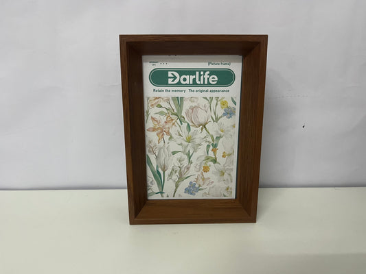 Darlife Wood Grain Minimalist Photo Frame Retro & Fresh A Warm Decor Item for Daily Memory Storage