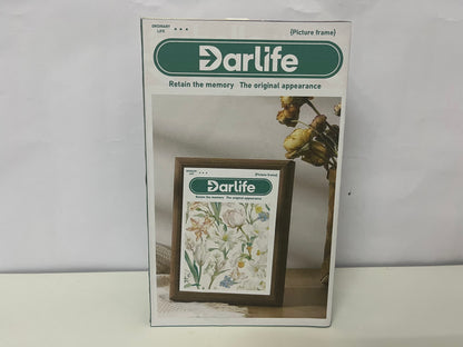 Darlife Wood Grain Minimalist Photo Frame Retro & Fresh A Warm Decor Item for Daily Memory Storage