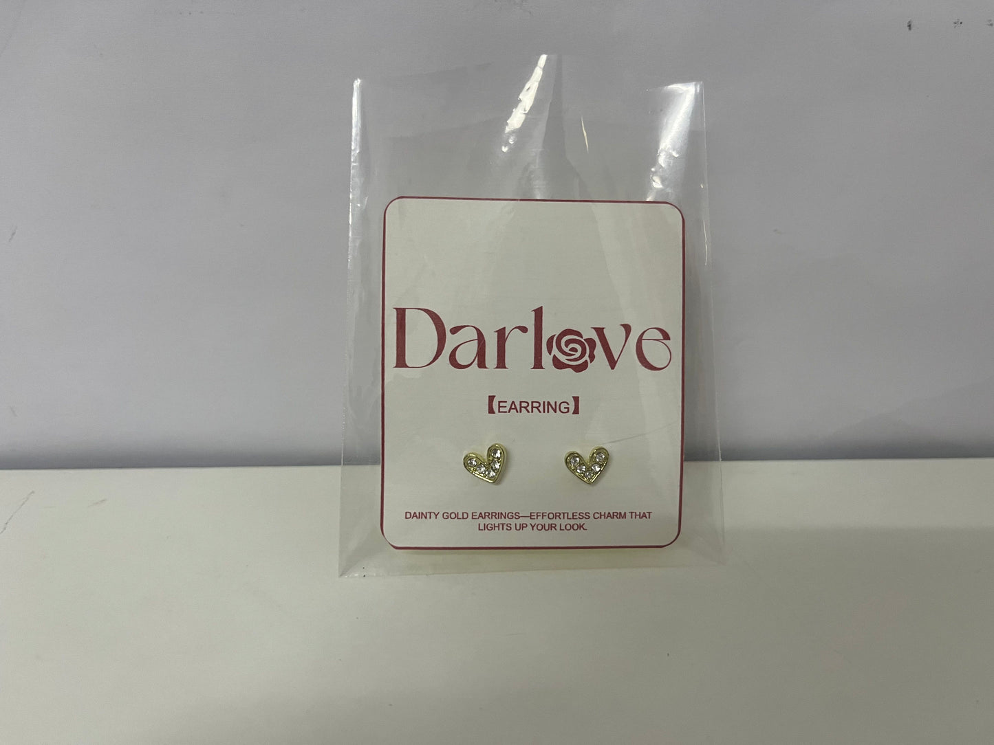 【Darlove Heart-shaped Stud Earrings】—— Dainty Charm to Elevate Your Daily Look