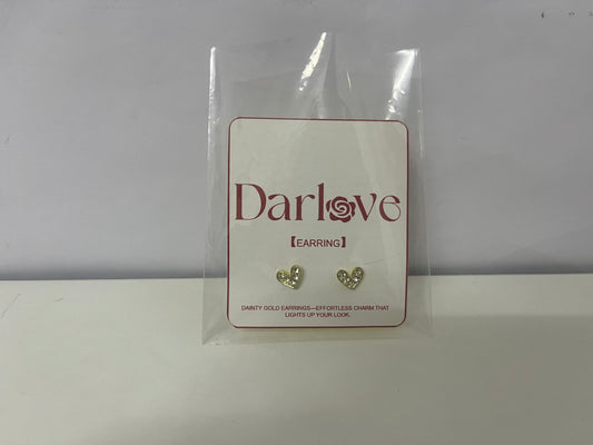【Darlove Heart-shaped Stud Earrings】—— Dainty Charm to Elevate Your Daily Look
